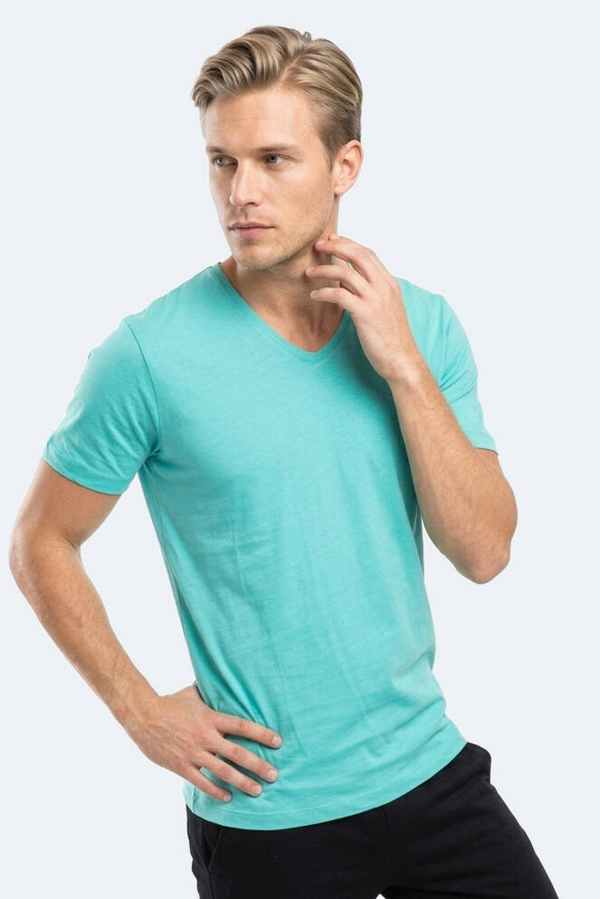 Slazenger SARGON Men's Short Sleeve T-Shirt Dark Green