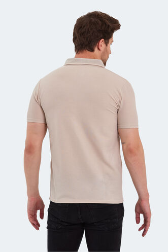 Slazenger SAUNDRA Erkek T-Shirt Bej - Thumbnail