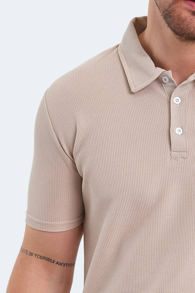 Slazenger SAUNDRA Erkek T-Shirt Bej