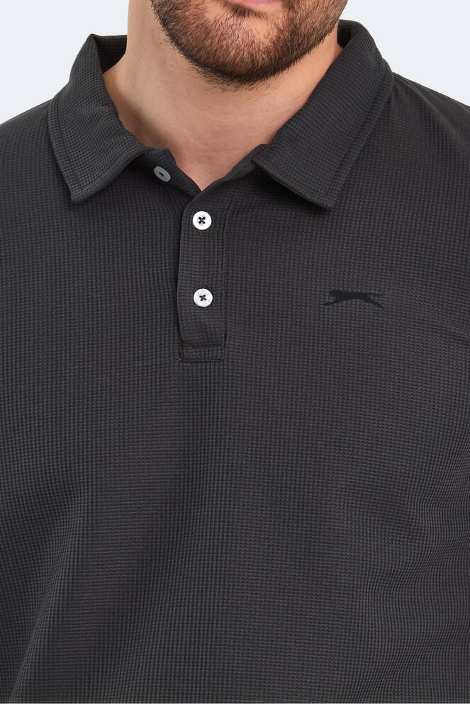 Slazenger SAUNDRA Erkek T-Shirt Koyu Gri