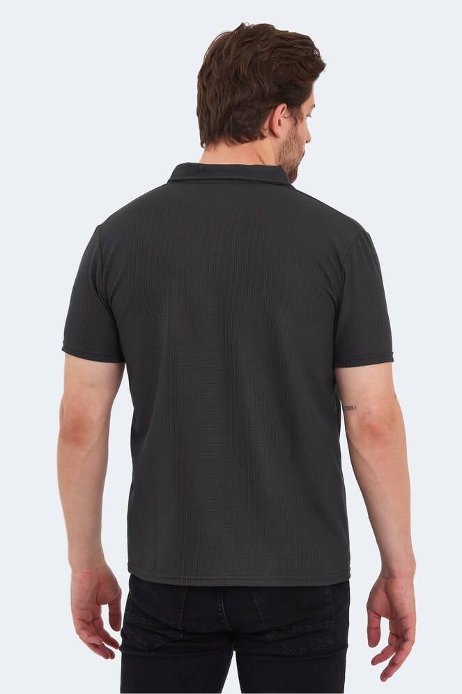 Slazenger SAUNDRA Erkek T-Shirt Koyu Gri