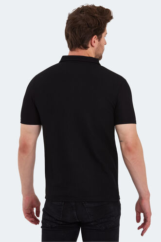 Slazenger SAUNDRA Erkek T-Shirt Siyah - Thumbnail