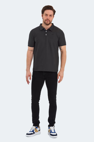 Slazenger SAUNDRA Men's T-Shirt Dark Grey - Thumbnail