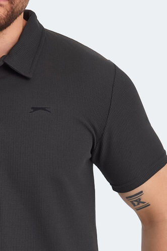 Slazenger SAUNDRA Men's T-Shirt Dark Grey - Thumbnail