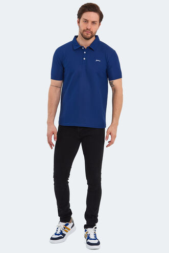 Slazenger SAUNDRA Men's T-Shirt Indigo - Thumbnail