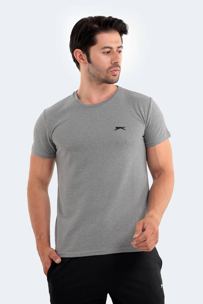Slazenger SAWYER Erkek Kısa Kollu T-Shirt Antrasit