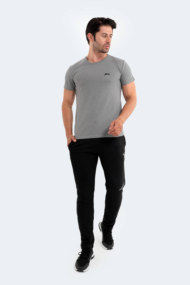 Slazenger SAWYER Erkek Kısa Kollu T-Shirt Antrasit