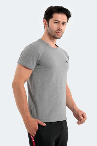 Slazenger SAWYER Erkek Kısa Kollu T-Shirt Antrasit - Thumbnail