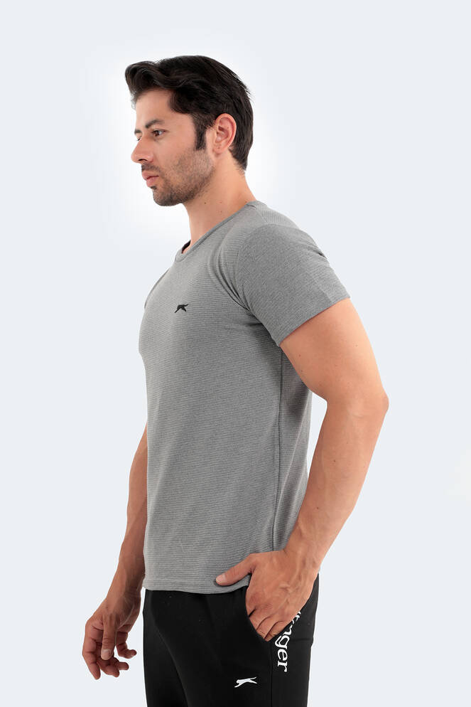 Slazenger SAWYER Erkek Kısa Kollu T-Shirt Antrasit