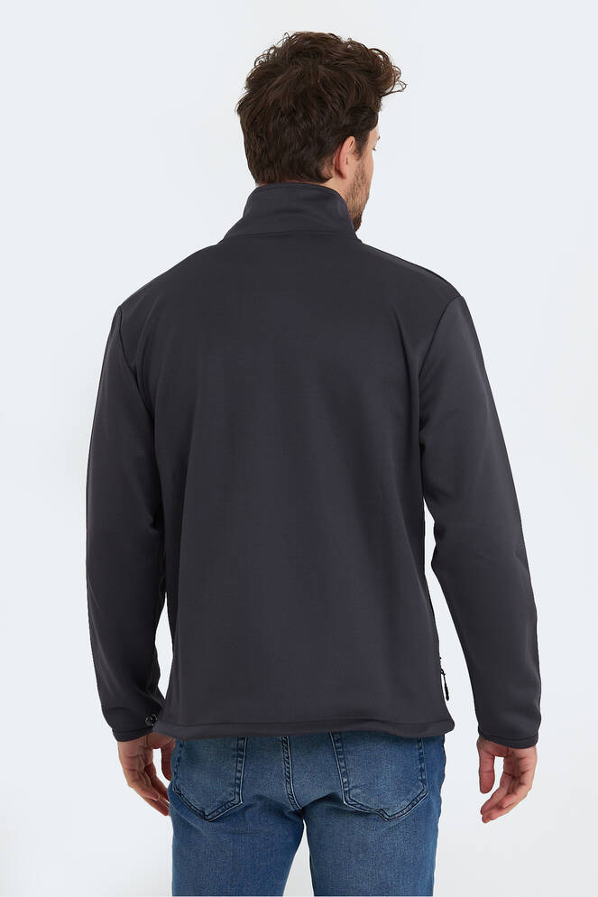 Slazenger SEND Erkek Sweatshirt Koyu Gri