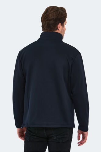 Slazenger SEND Erkek Sweatshirt Lacivert - Thumbnail