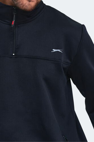 Slazenger SEND Erkek Sweatshirt Lacivert - Thumbnail