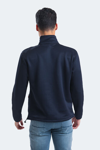 Slazenger SEND Erkek Sweatshirt Lacivert - Thumbnail