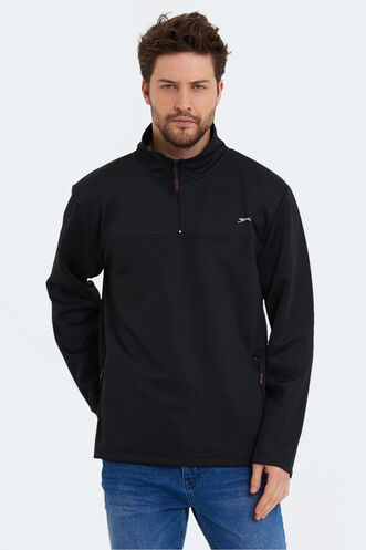 Slazenger SEND Men's Sweatshirt Black - Thumbnail