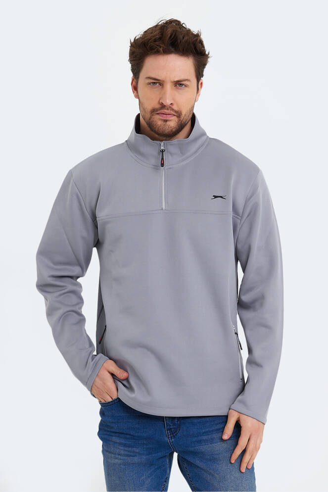 Slazenger SEND Men's Sweatshirt Light Gray