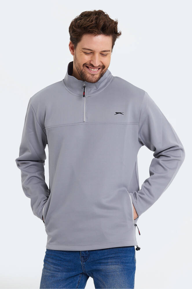 Slazenger SEND Men's Sweatshirt Light Gray