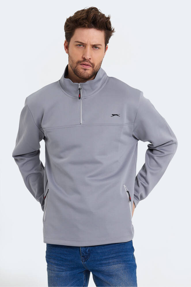 Slazenger SEND Men's Sweatshirt Light Gray
