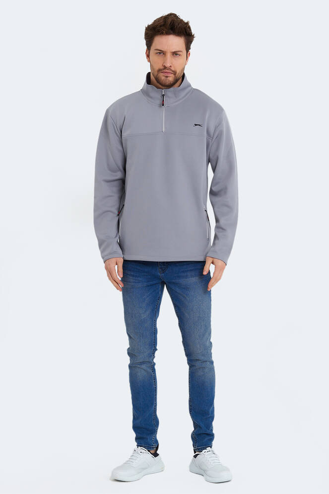 Slazenger SEND Men's Sweatshirt Light Gray