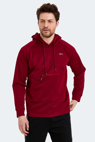 Slazenger SEPPO Erkek Sweatshirt Bordo - Thumbnail