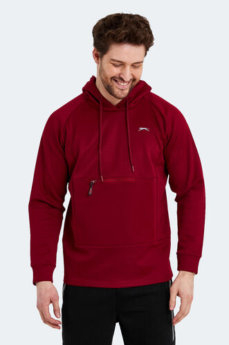 Slazenger SEPPO Erkek Sweatshirt Bordo - Thumbnail