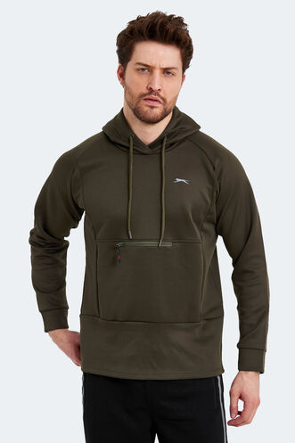 Slazenger - Slazenger SEPPO Erkek Sweatshirt Haki