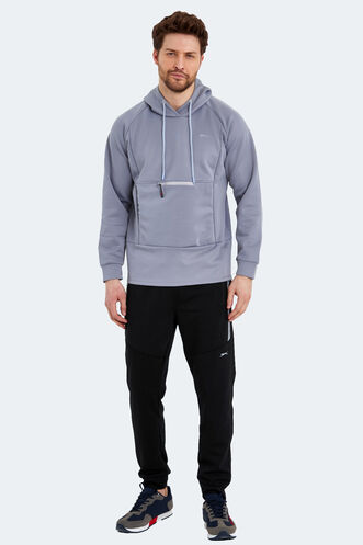 Slazenger SEPPO Men's Sweatshirt Light Grey - Thumbnail