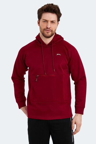 Slazenger SEPPO Men's Sweatshirt Burgundy - Thumbnail