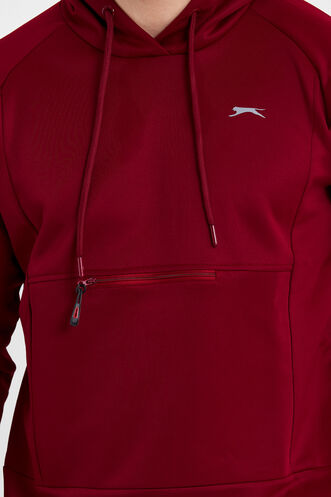Slazenger SEPPO Men's Sweatshirt Burgundy - Thumbnail