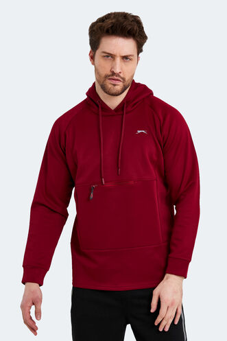 Slazenger SEPPO Men's Sweatshirt Burgundy - Thumbnail