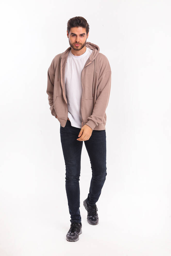 Slazenger SHAD Erkek Sweatshirt Toprak Rengi