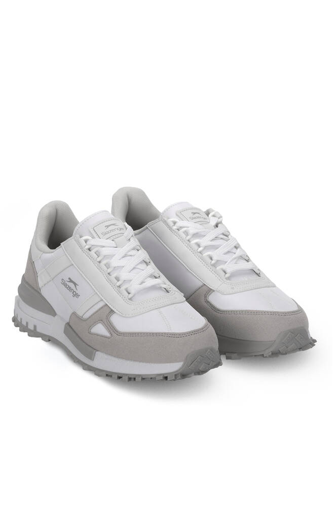 Slazenger SKATE Erkek Beyaz / Gri Koşu & Yürüyüş Spor Ayakkabısı