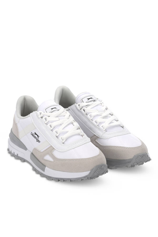 Slazenger SKATE Erkek Beyaz / Gri Koşu & Yürüyüş Spor Ayakkabısı