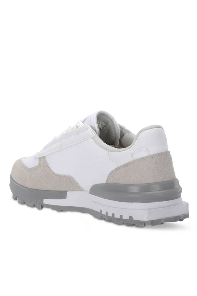 Slazenger SKATE Erkek Beyaz / Gri Koşu & Yürüyüş Spor Ayakkabısı