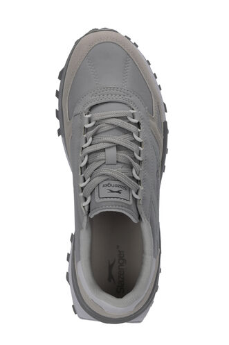 Slazenger SKATE Erkek Gri / Beyaz Koşu & Yürüyüş Spor Ayakkabısı - Thumbnail