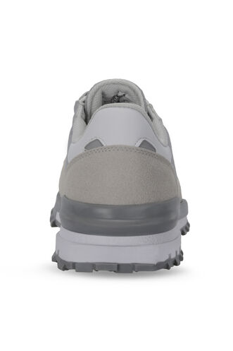 Slazenger SKATE Erkek Gri / Beyaz Koşu & Yürüyüş Spor Ayakkabısı - Thumbnail