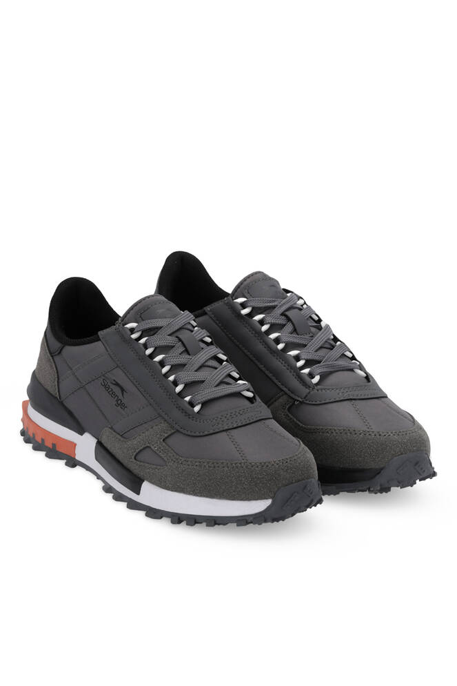 Slazenger SKATE Erkek Koyu Gri Koşu & Yürüyüş Spor Ayakkabısı