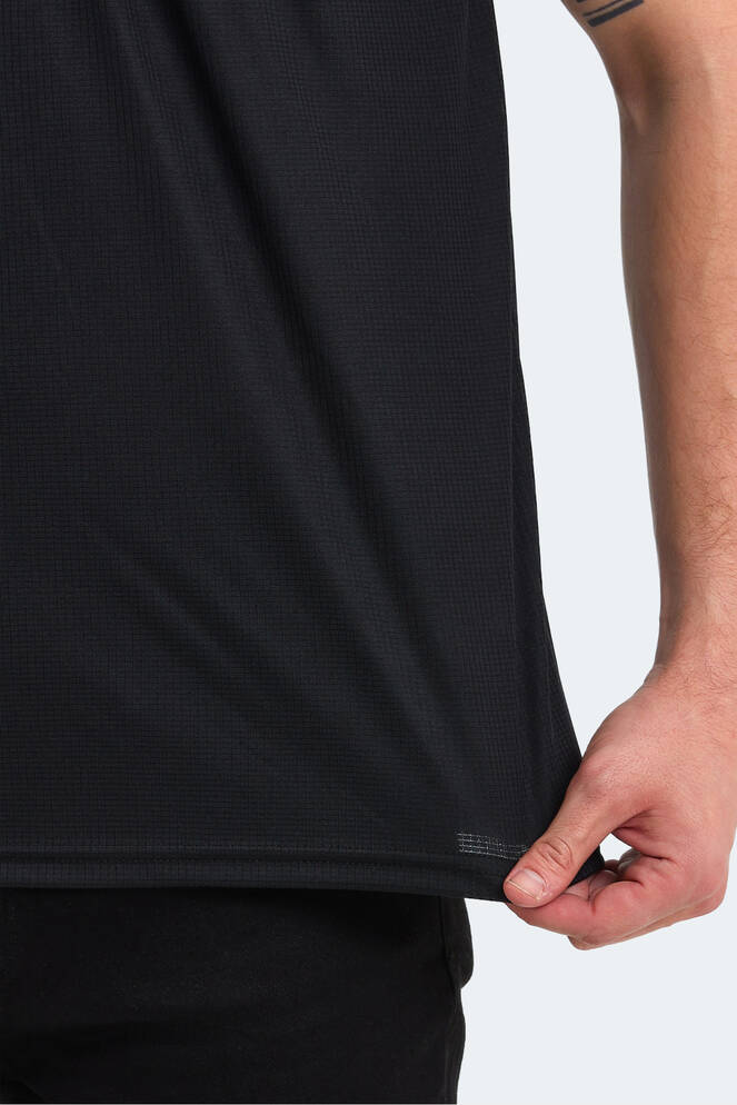 Slazenger SLOAN Erkek Kısa Kollu T-Shirt Siyah