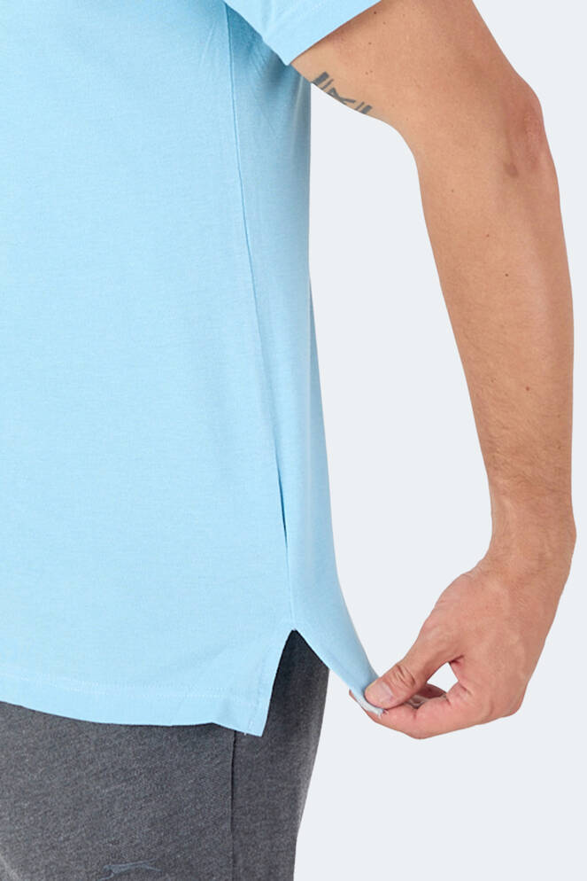 Slazenger SOHO Erkek Kısa Kollu T-Shirt Koyu Mavi