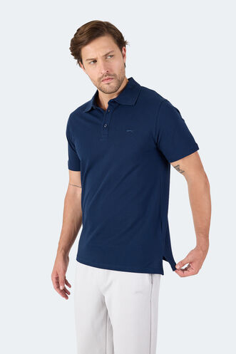 Slazenger SOHO Erkek Kısa Kollu T-Shirt Lacivert - Thumbnail