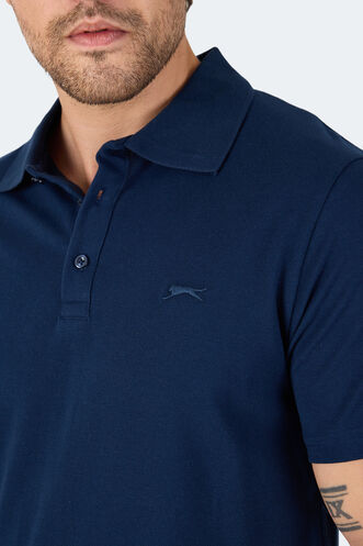 Slazenger SOHO Erkek Kısa Kollu T-Shirt Lacivert - Thumbnail