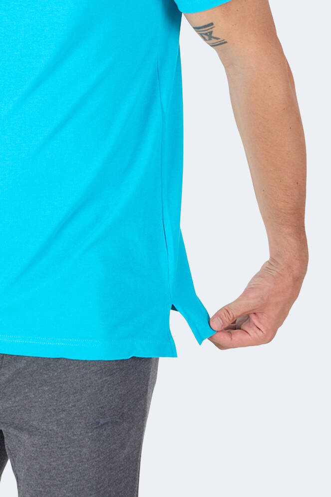 Slazenger SOHO Erkek Kısa Kollu T-Shirt Turkuaz