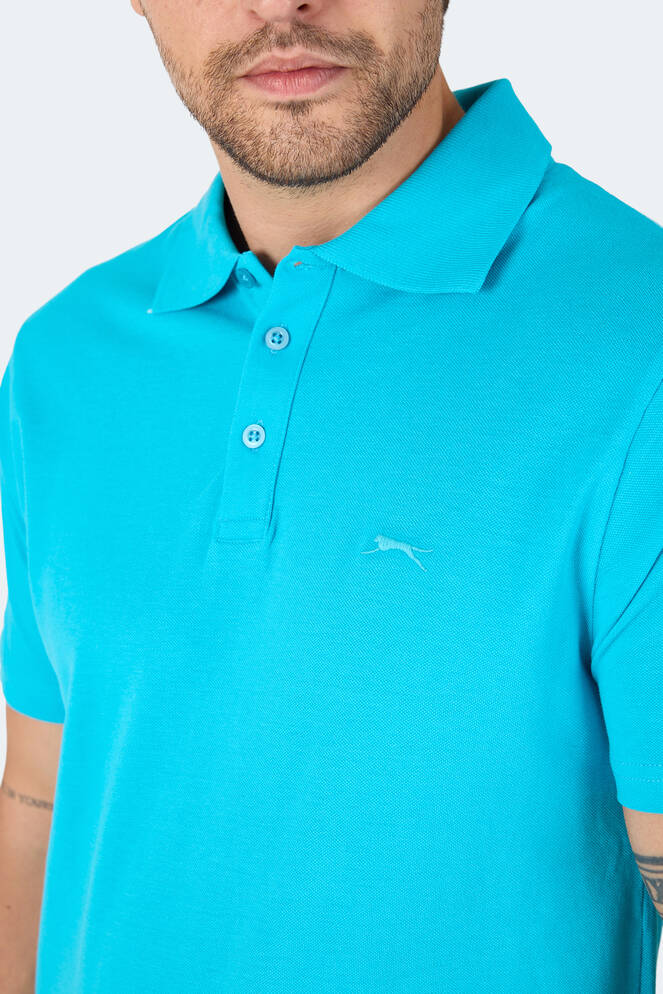 Slazenger SOHO Erkek Kısa Kollu T-Shirt Turkuaz