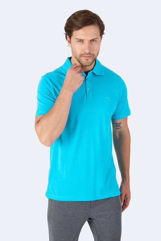 Slazenger SOHO Erkek Kısa Kollu T-Shirt Turkuaz
