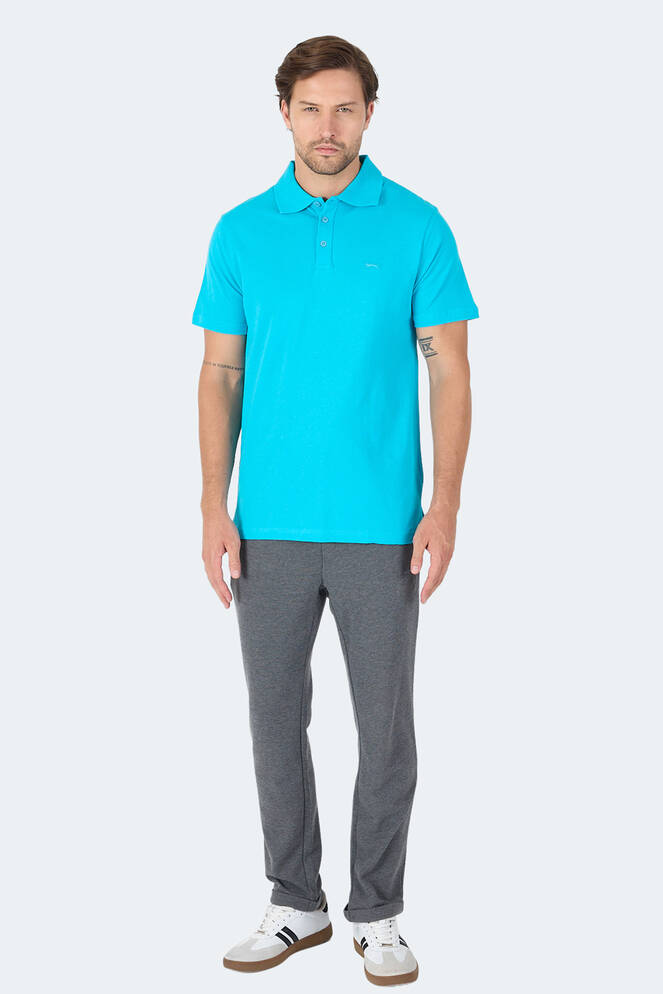 Slazenger SOHO Erkek Kısa Kollu T-Shirt Turkuaz