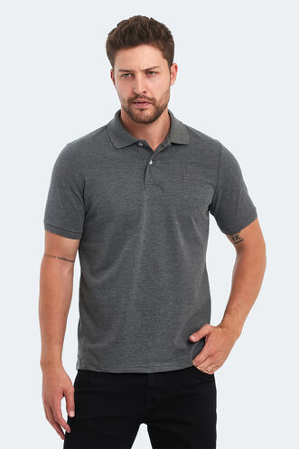 Slazenger - Slazenger SOHO Erkek T-Shirt Antrasit