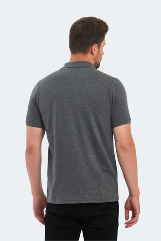 Slazenger SOHO I Erkek Polo Yaka Antrasit Tişört - Thumbnail