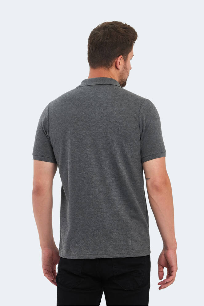 Slazenger SOHO I Erkek Polo Yaka Antrasit Tişört