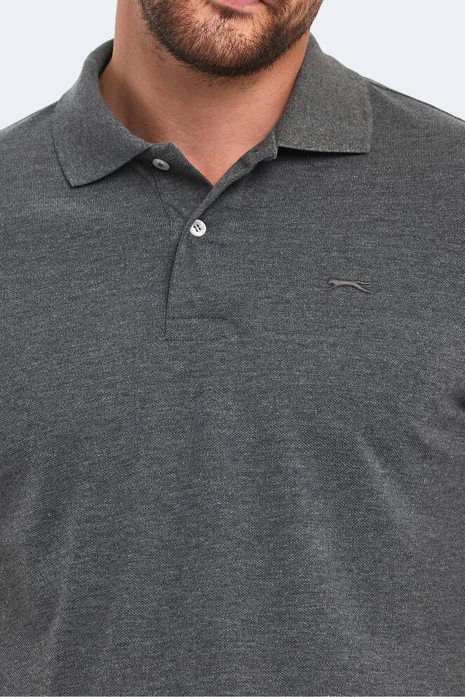 Slazenger SOHO I Erkek Polo Yaka Antrasit Tişört