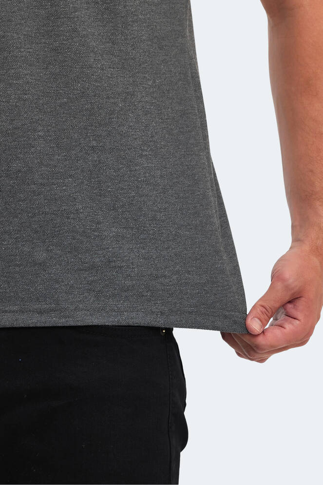 Slazenger SOHO I Erkek Polo Yaka Antrasit Tişört