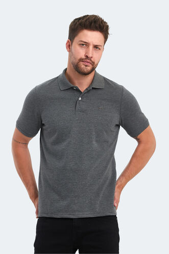 Slazenger SOHO I Erkek Polo Yaka Antrasit Tişört - Thumbnail